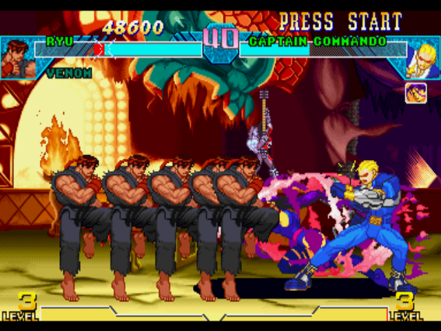 Marvel vs. Capcom Clash of Super Heroes screenshot 4 for Playstation